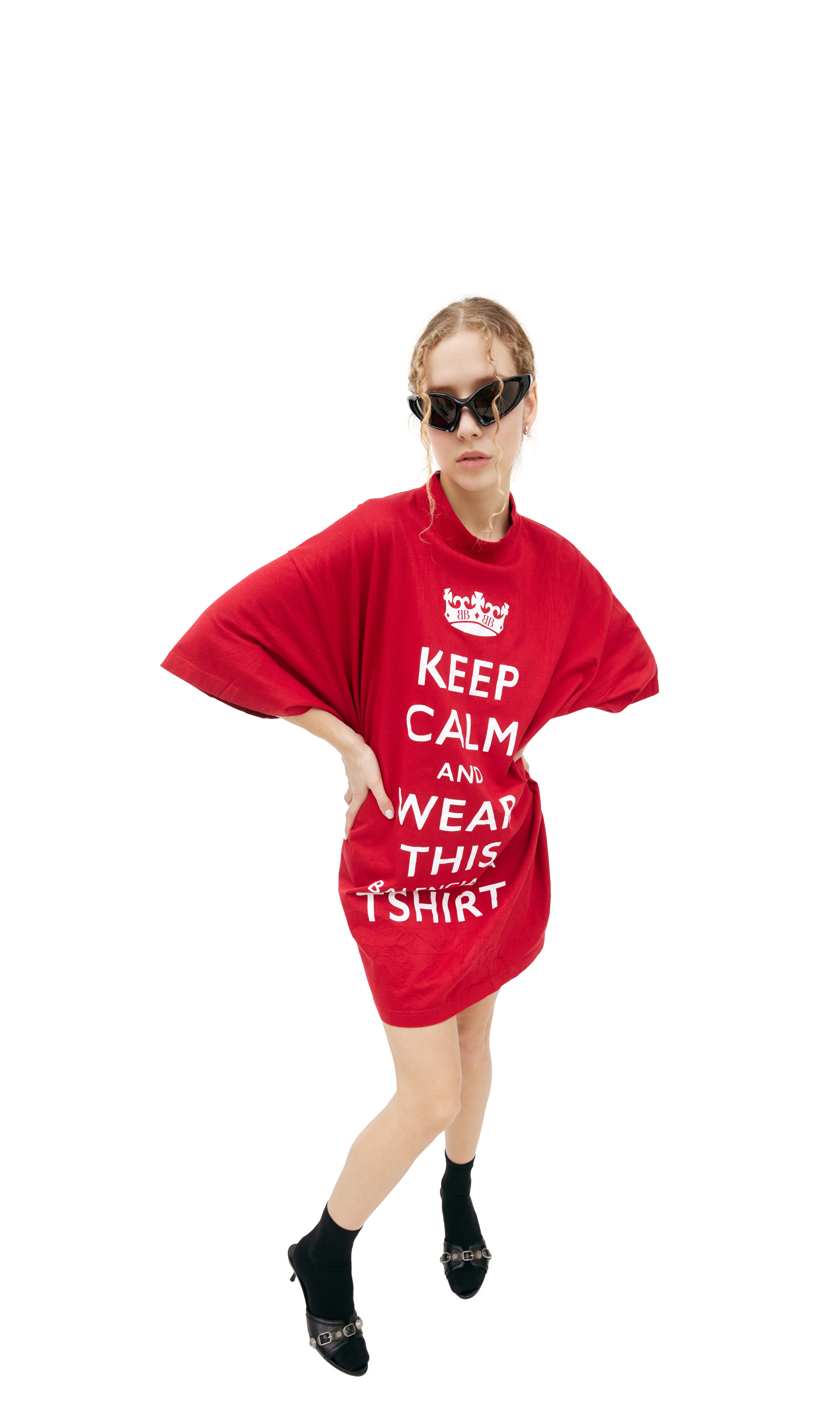 RED OVERSIZE T-SHIRT - 3
