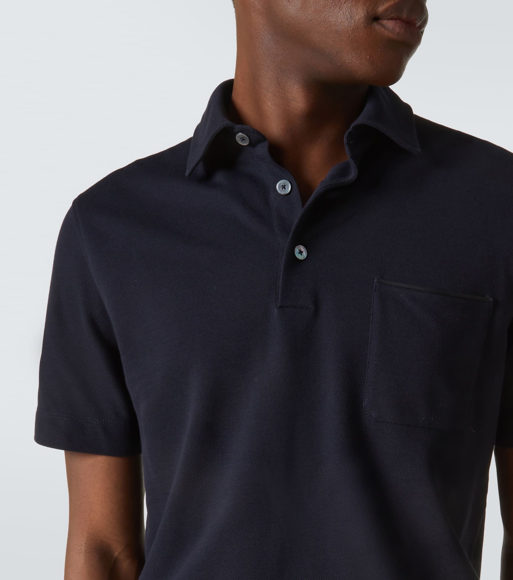 Logo cotton polo shirt - 5