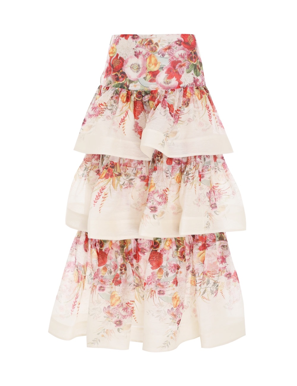 【Zimmermann】ILLUSTRATION TIERED SKIRT ティアード ニット Zimmermann】ILLUSTRATION TIERED SKIRT ティアード ニット