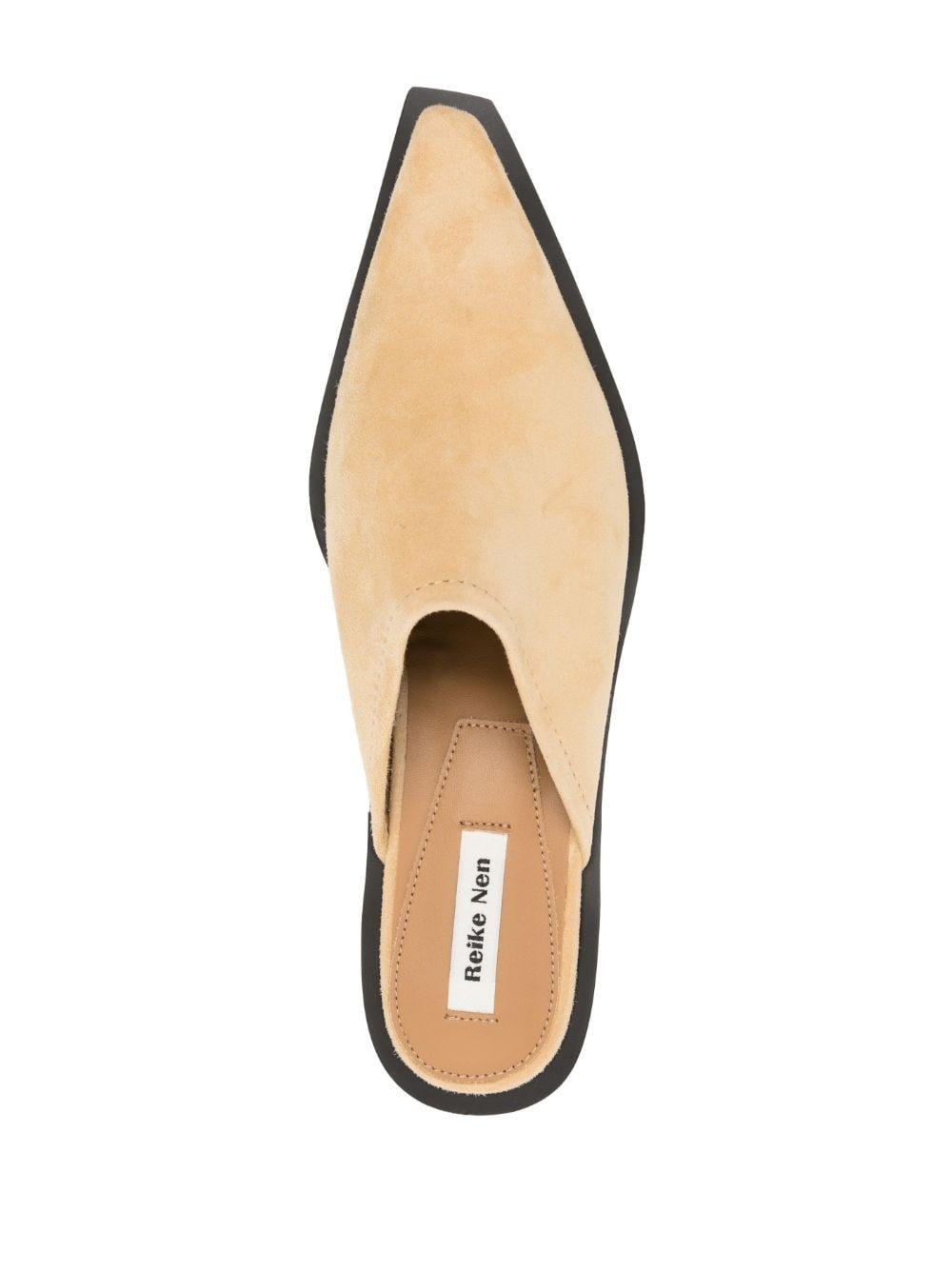 45mm pointed-toe suede mules - 4
