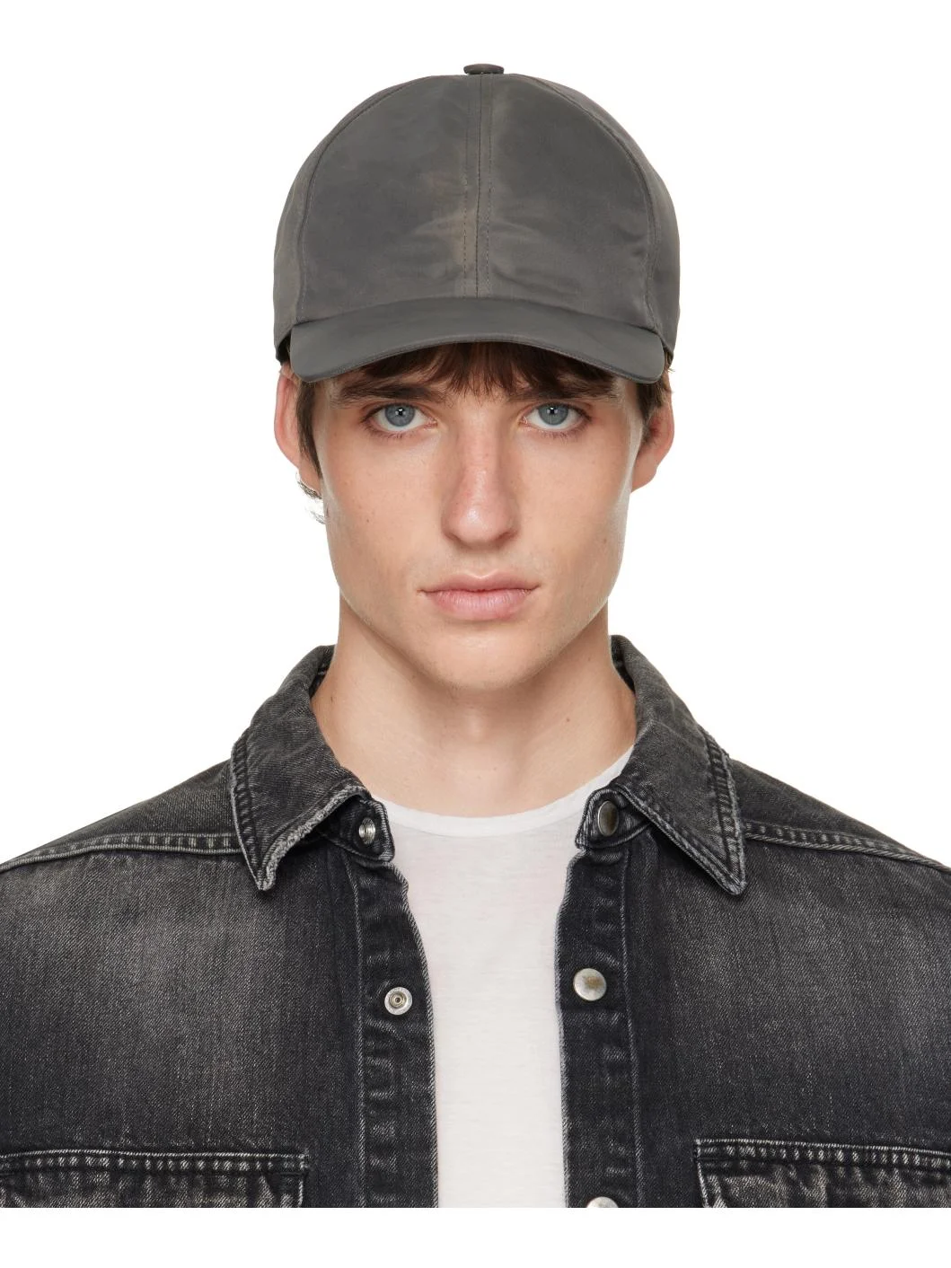 Gray Tower Washed Bomber Baseball Cap - 1