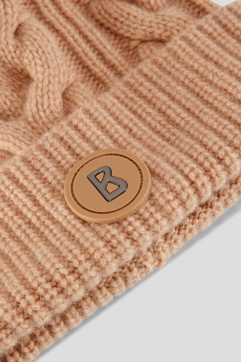 Barbara cashmere hat in Camel - 3