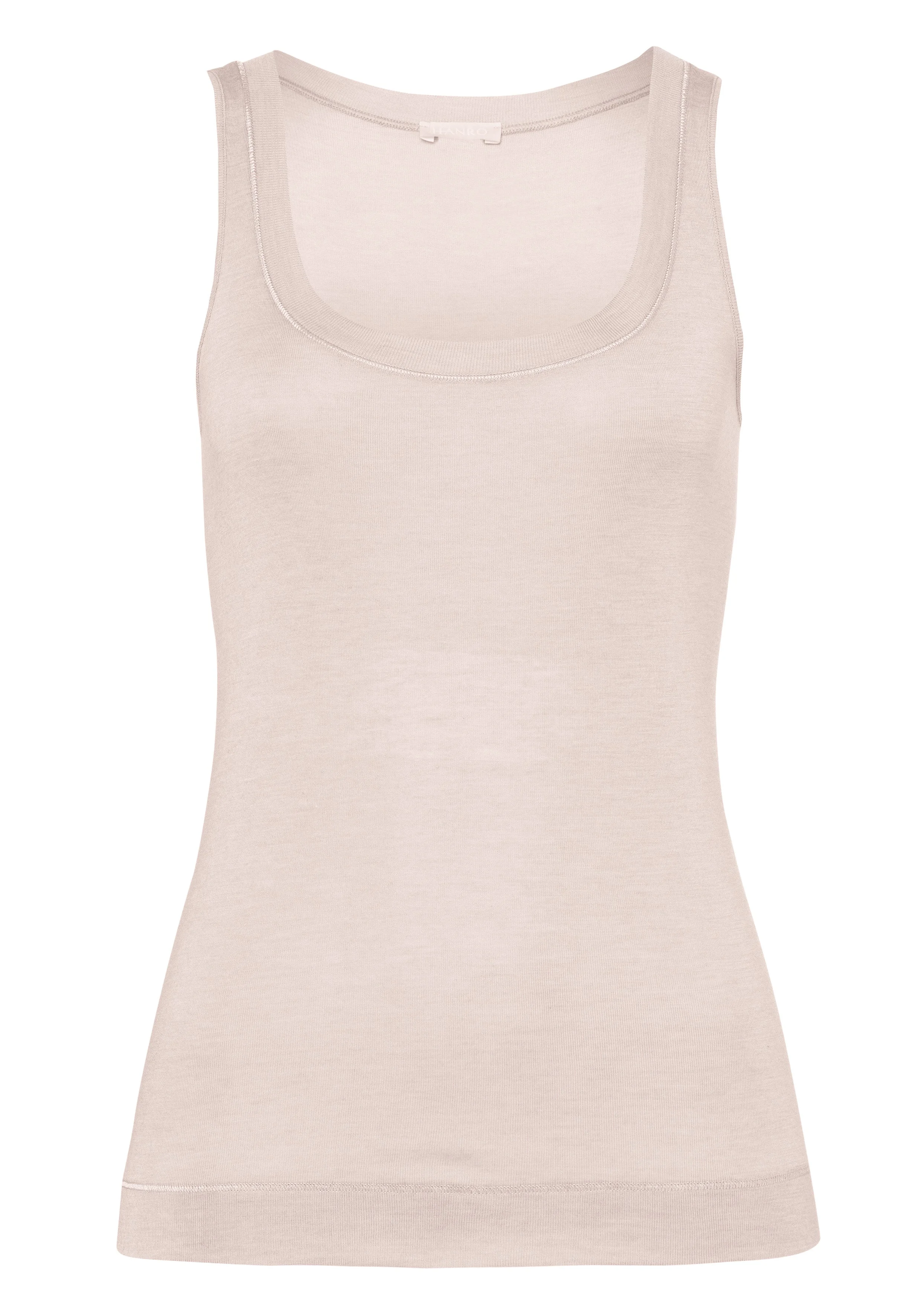 Silk/Cashmere Silk And Cashmere Scoop Neck Tank Top - 1