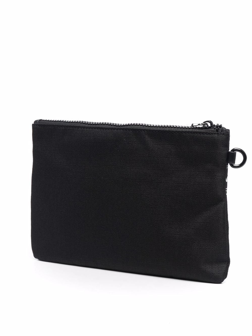 logo-patch zipped clutch bag - 3