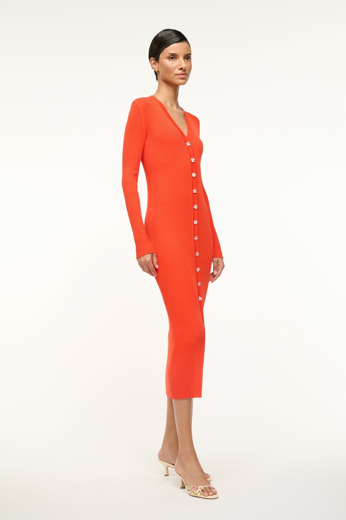 STAUD SHOKO SWEATER CAYENNE - 3