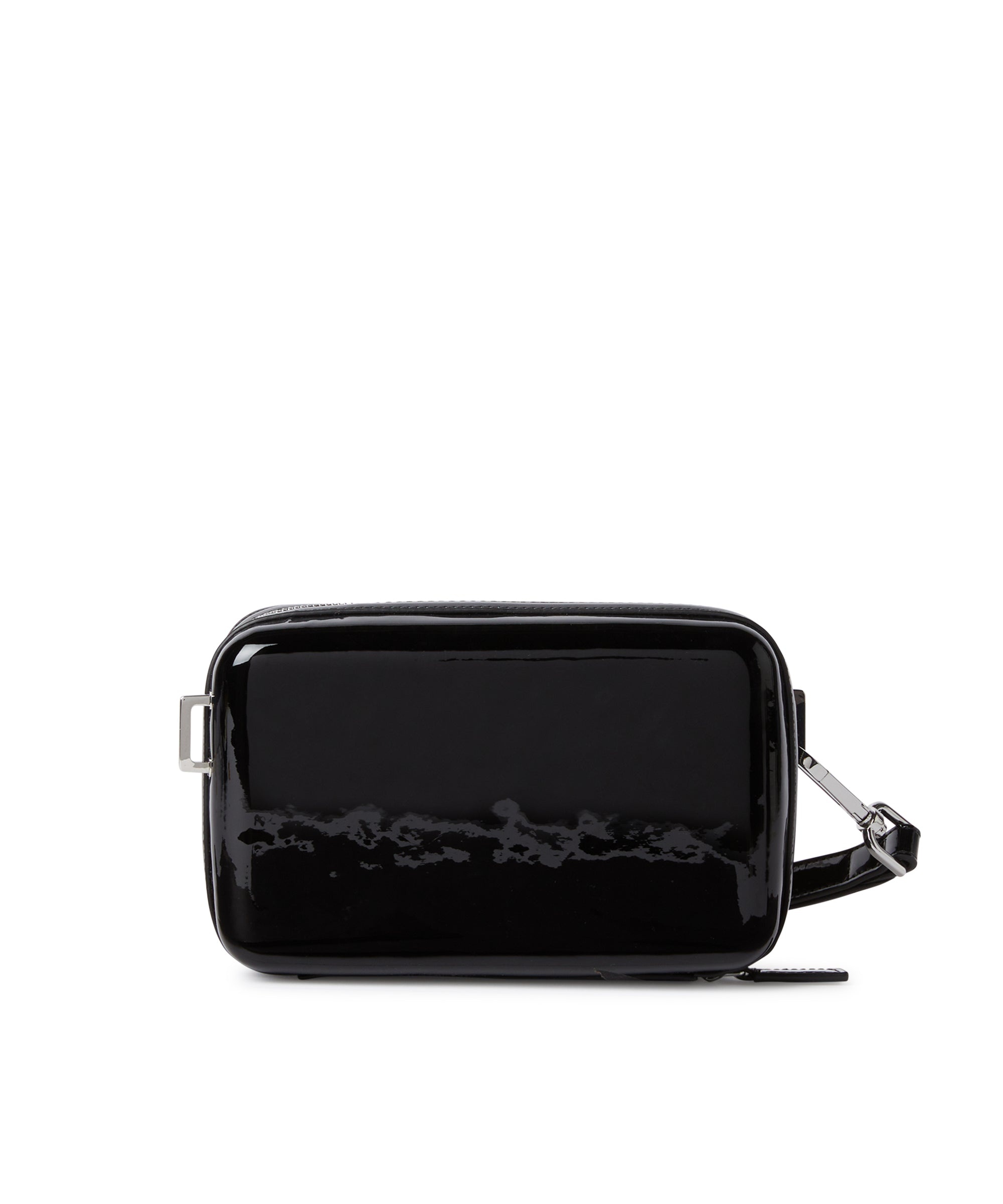 Faux fur pouch with embossed MSGM logo - 2
