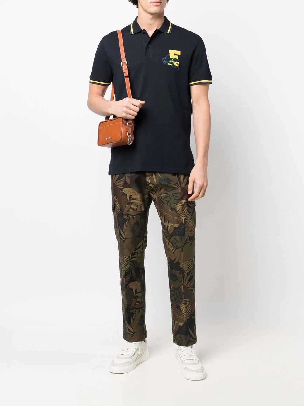 Jungle-print cargo trousers - 2