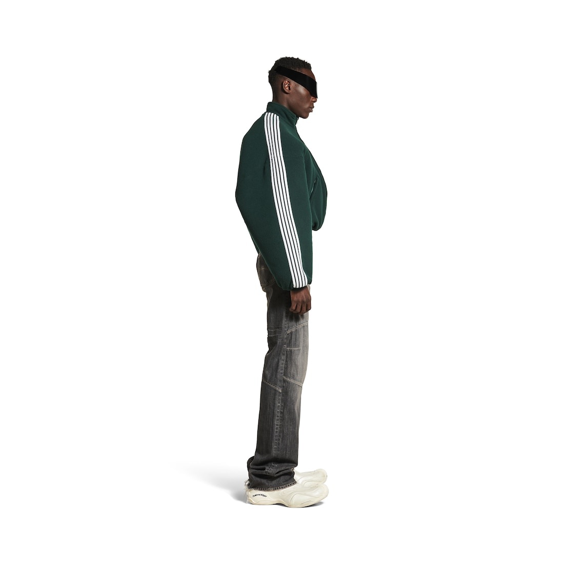 Loop Sports Icon Round Zip-up Jacket in Cypress Green - 4