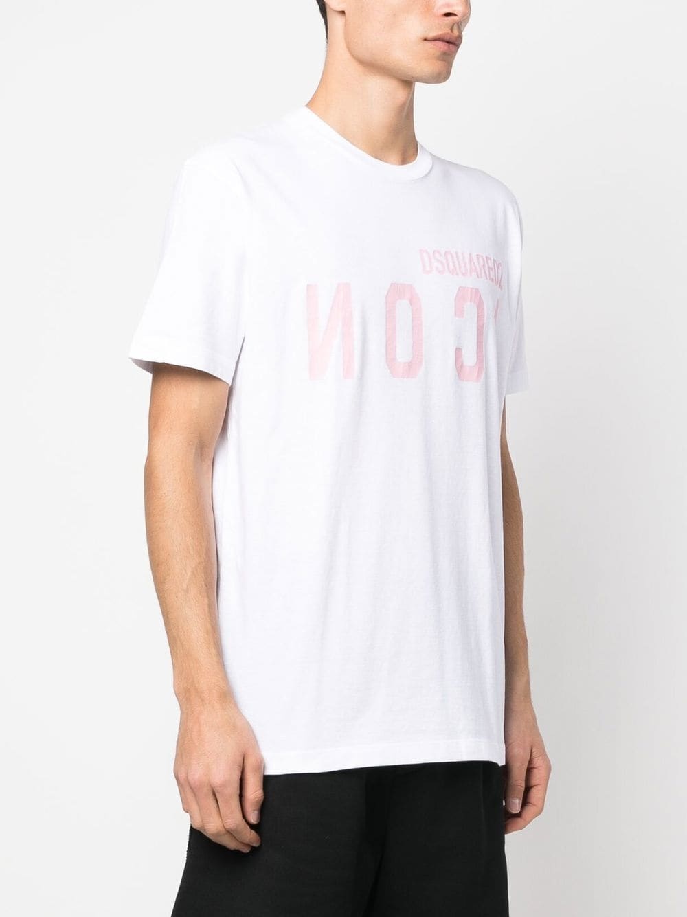 mirrored-logo T-shirt - 3