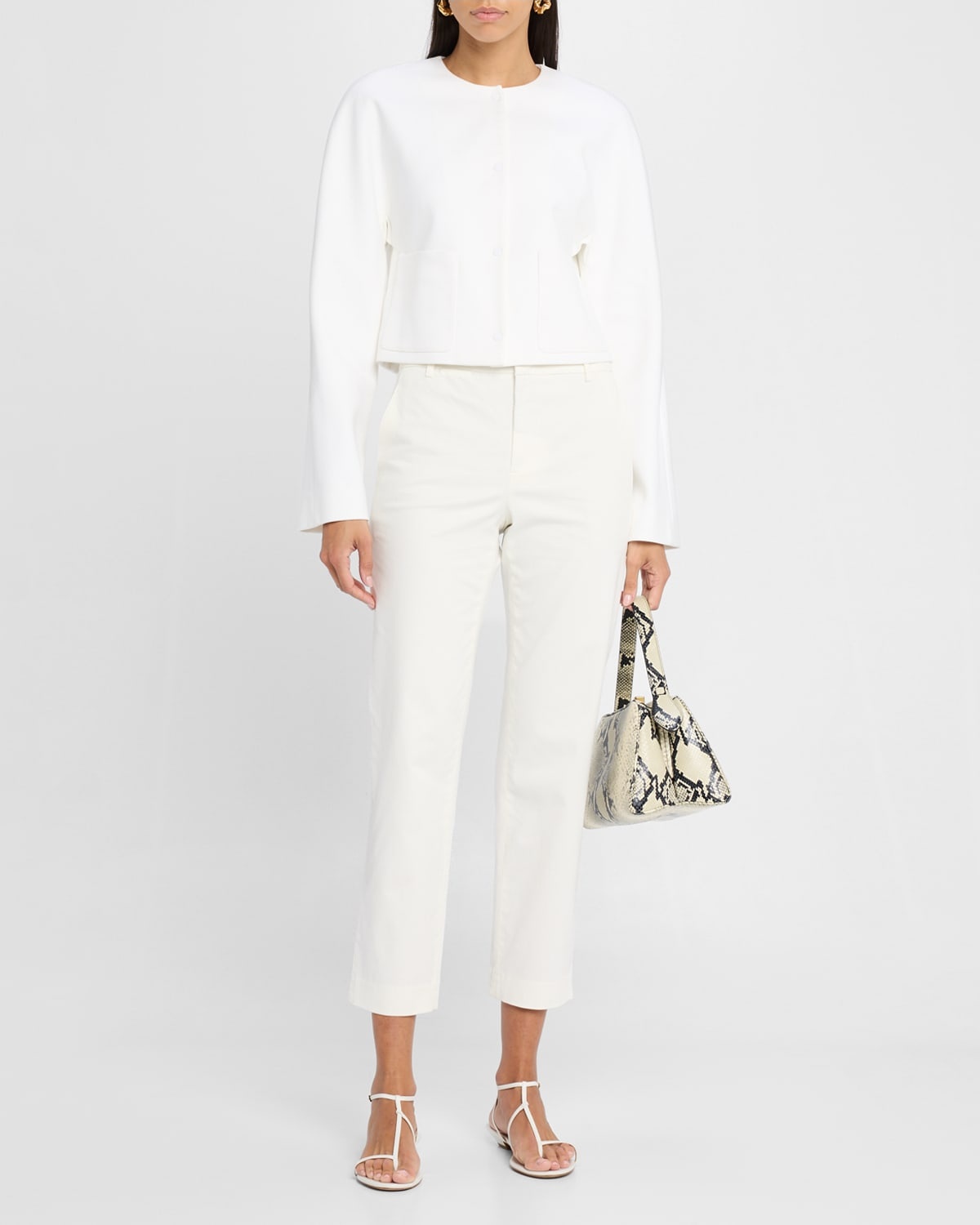 Collarless Jacket - 2