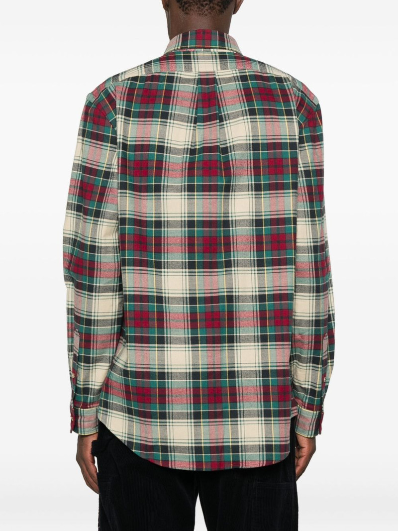 check-print cotton shirt 4