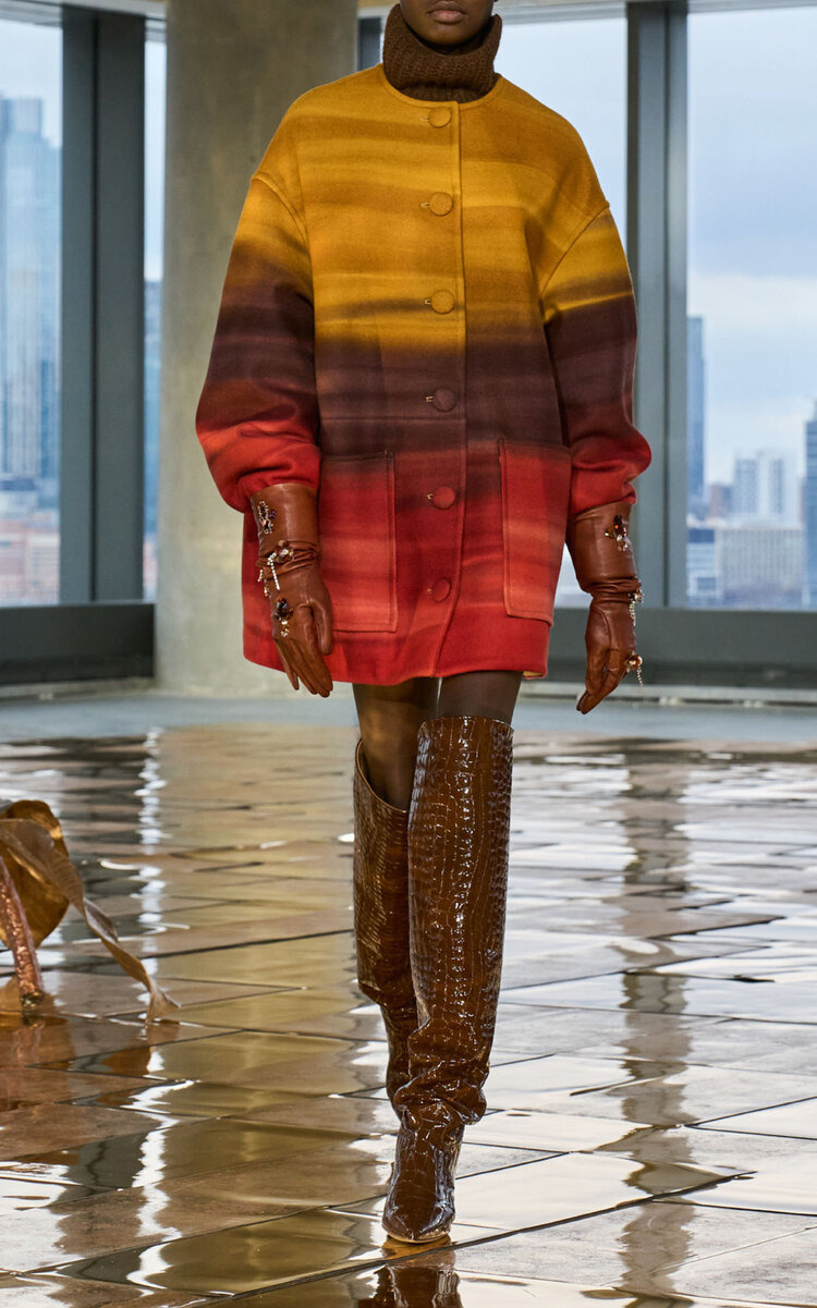 Ambrose Wool Melton Coat multi - 5
