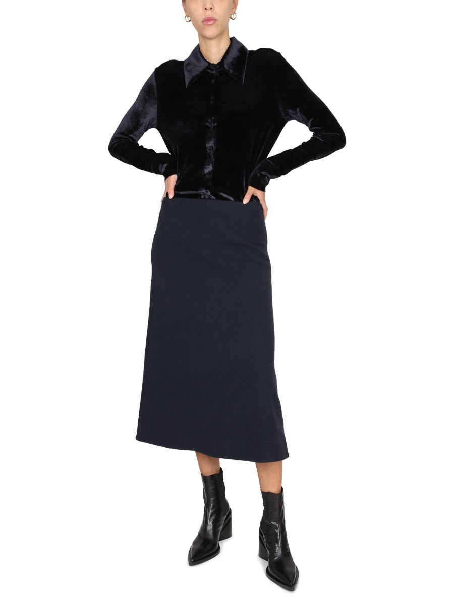 Jil Sander Women Wool Skirt - 2