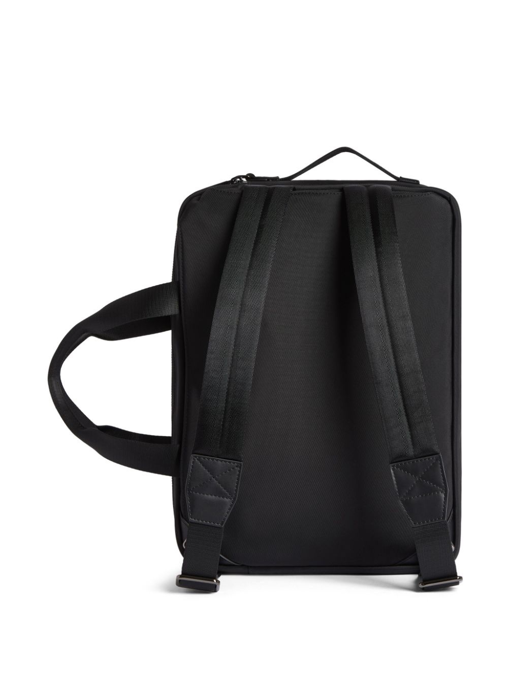 logo-lettering laptop bag - 2