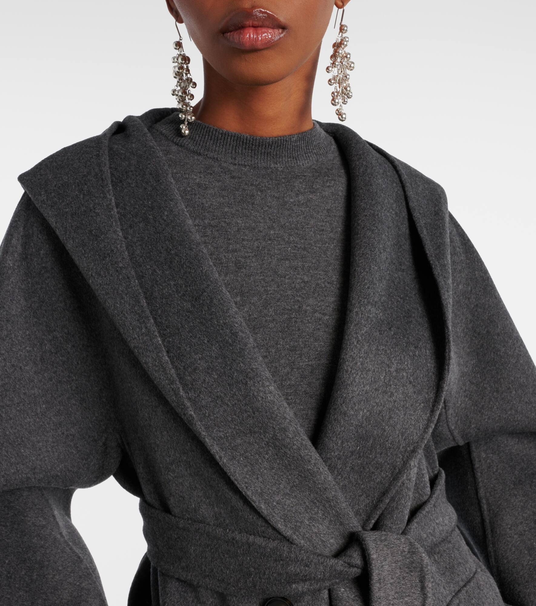 Cassia wool wrap coat - 4