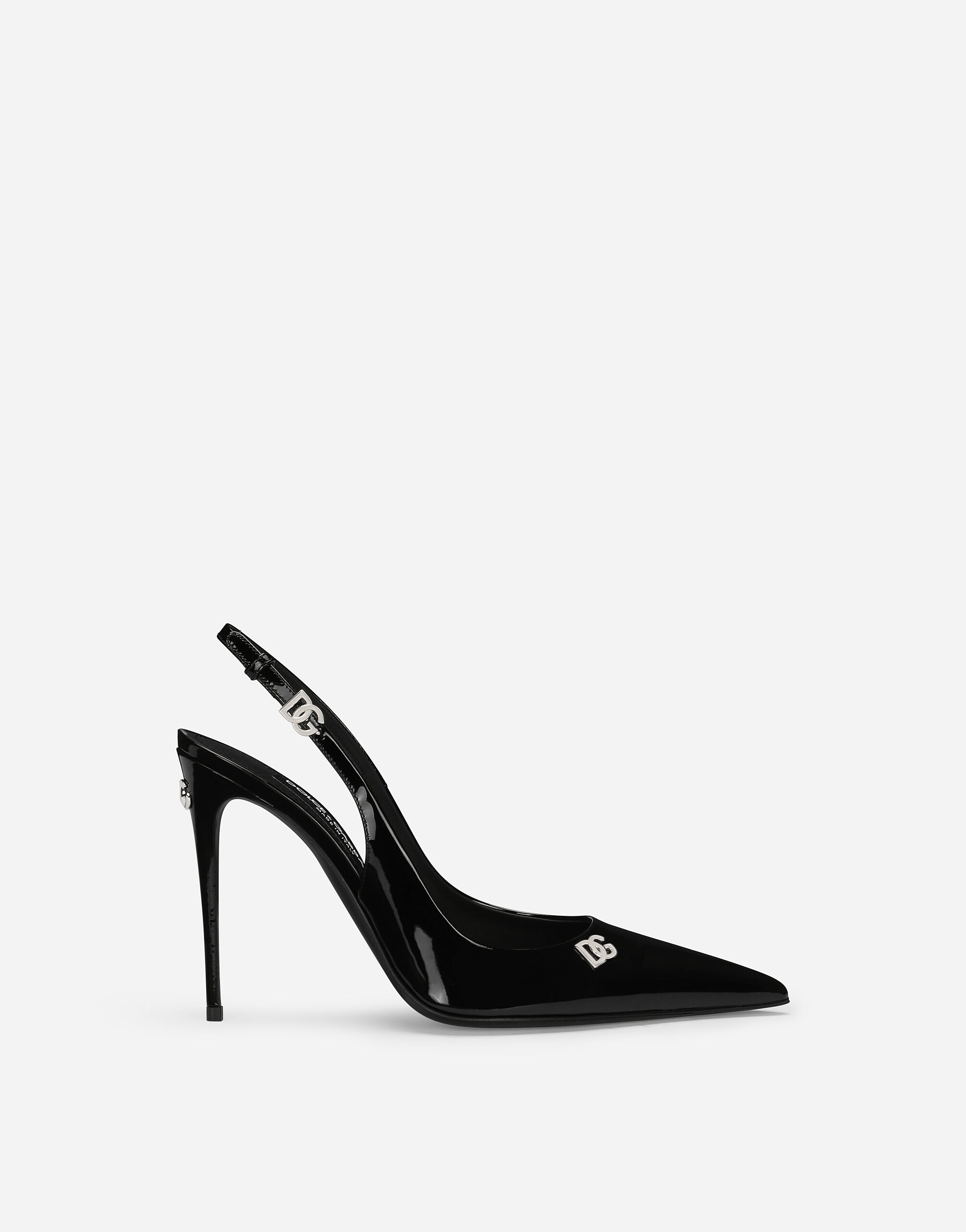 Patent leather slingbacks - 1