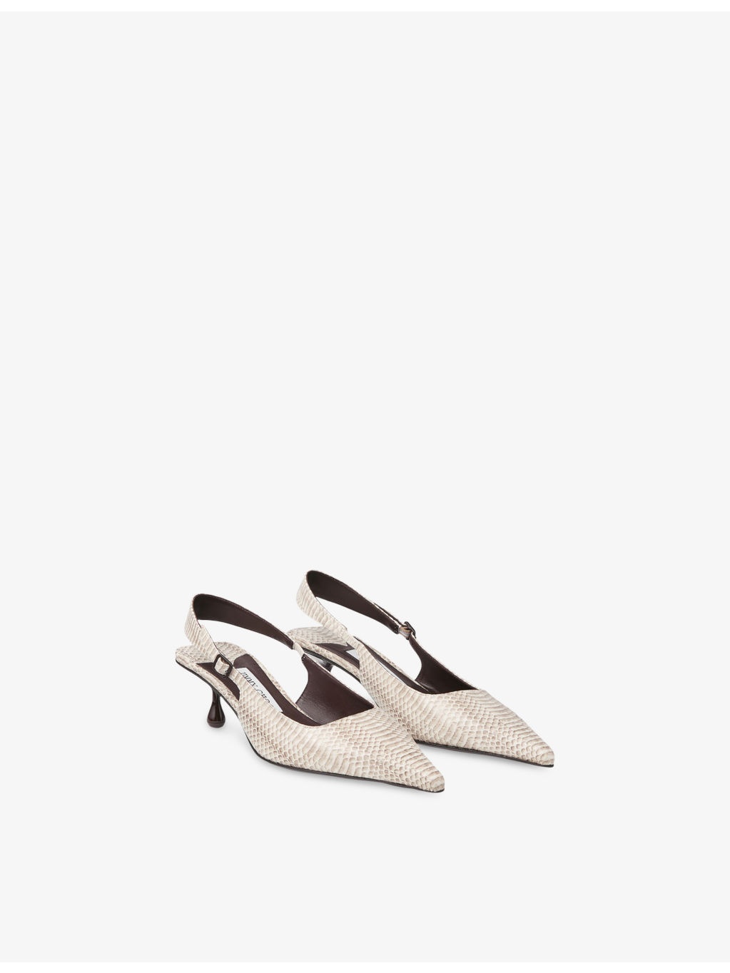 Amel 50 Slingback Leather Heeled Courts - 3