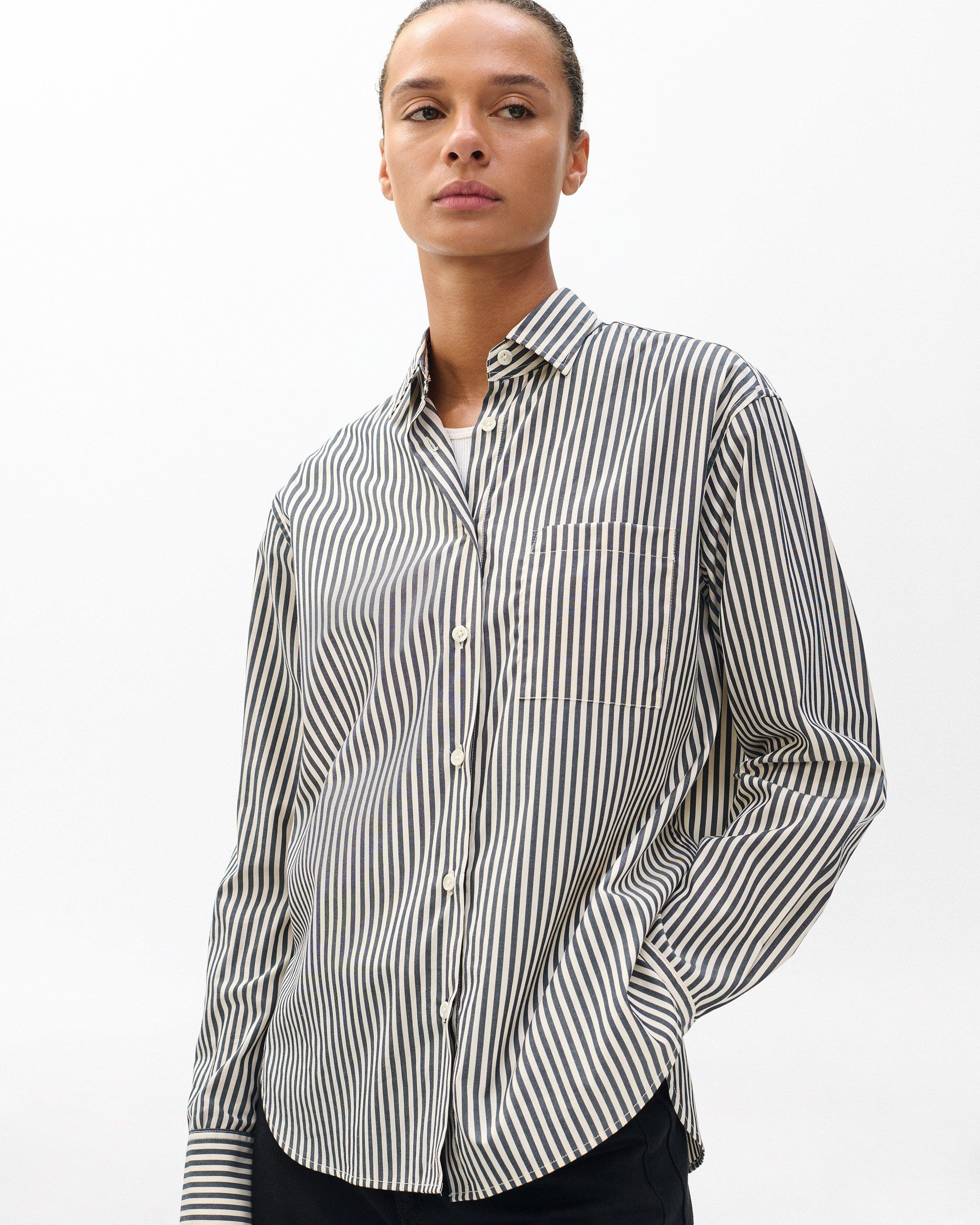 Connie Striped Poplin Shirt - 2