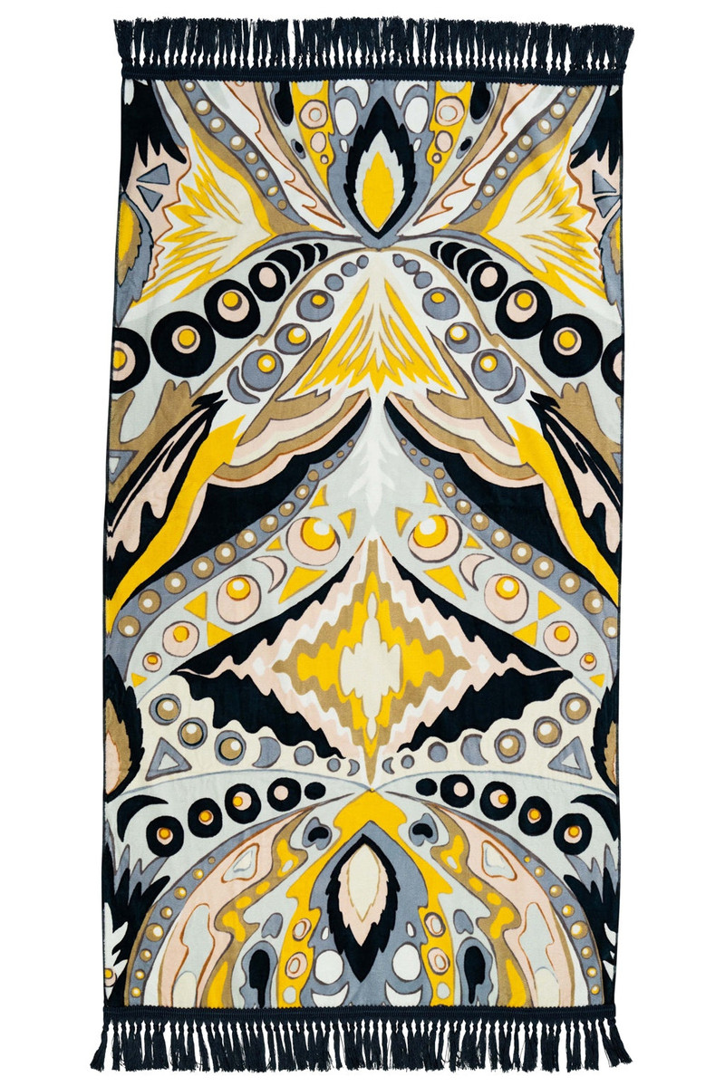 LUXURY FRINGE BEACH TOWEL 1