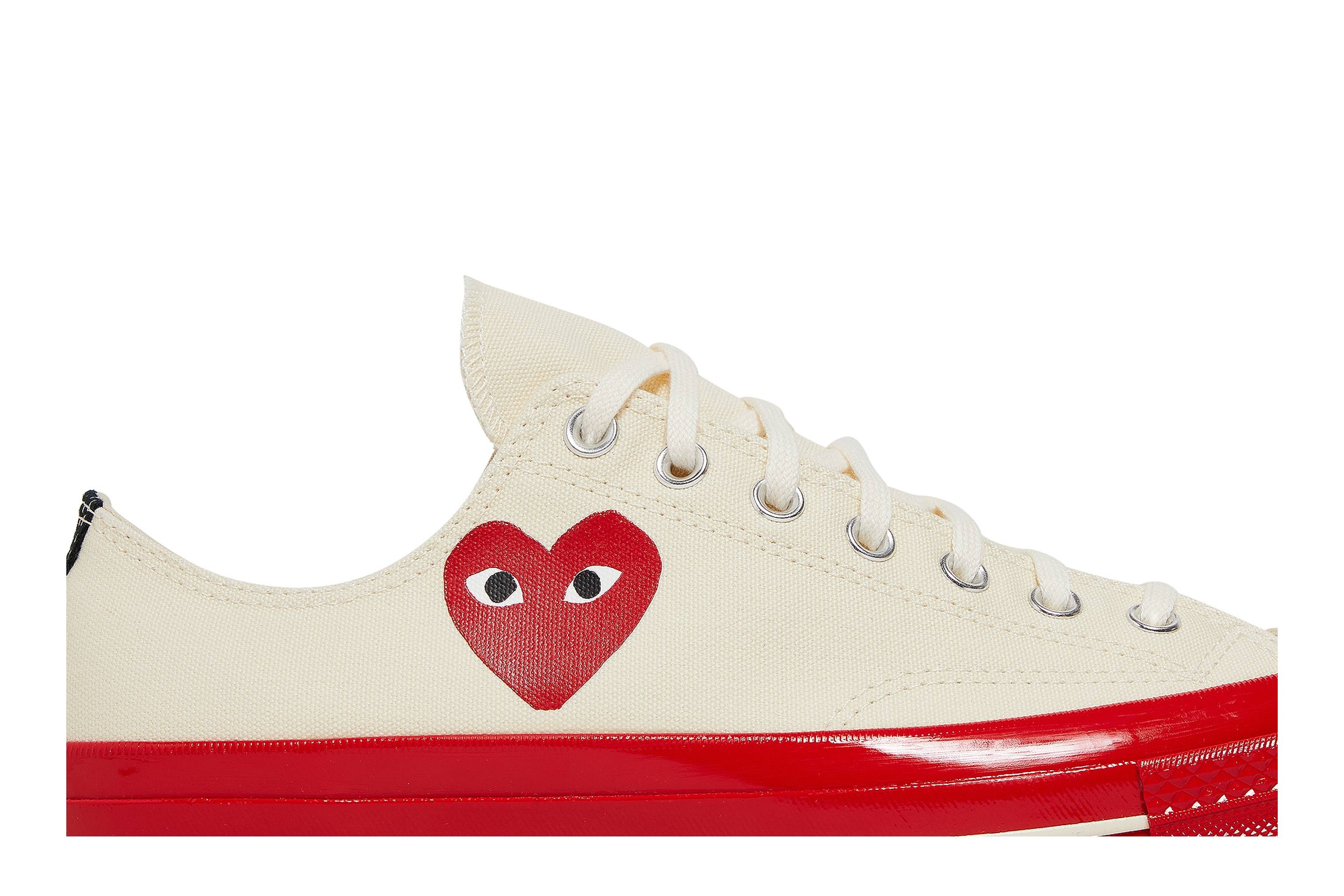 Comme des Garçons Play x Chuck 70 Low 'Pristine Red' - 2