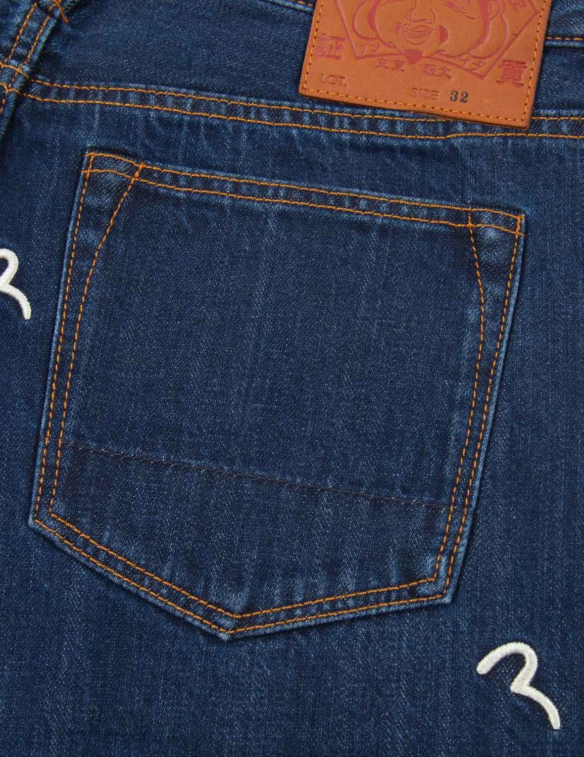 ALLOVER SEAGULL EMBROIDERY SLIM-FIT DENIM JEANS #2010 - 9