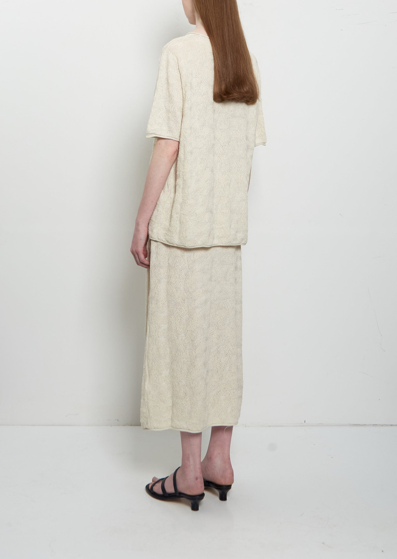 LAUREN MANOOGIAN Terra Pima Cotton Knit Skirt outlook