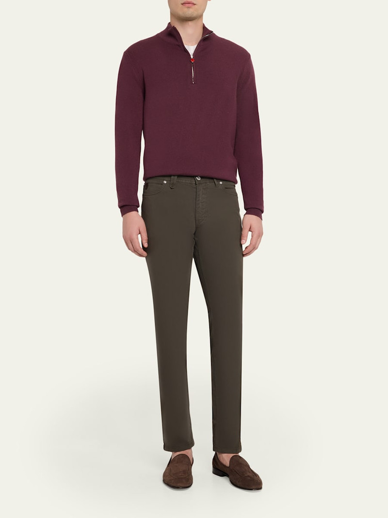 Brioni Men's Cotton Stretch 5-Pocket Pants outlook