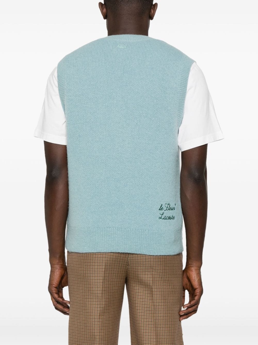 x Le Fleur ribbed-knit vest - 4