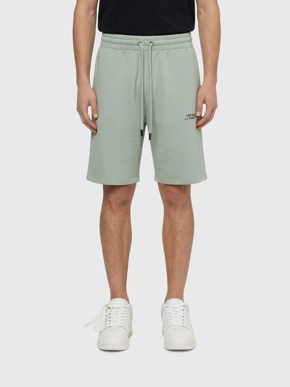 Jogging Shorts In Stretch Cotton - 1