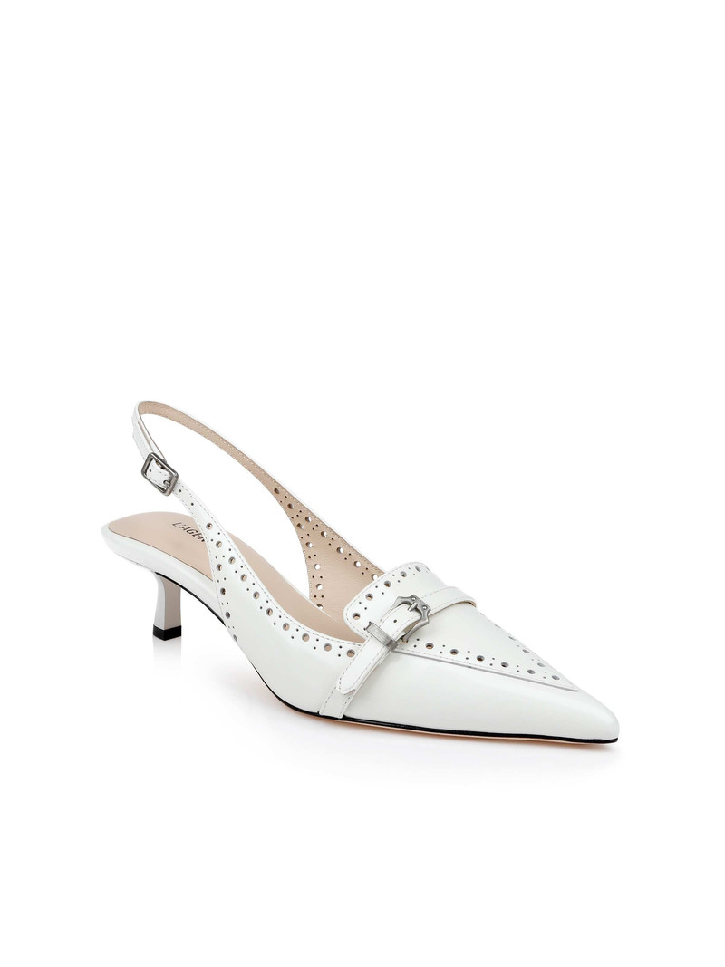 Lourdes Leather Slingback Pump 2