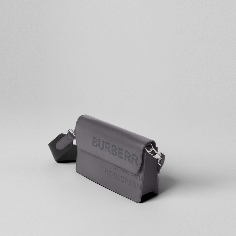 Horseferry Print Leather Crossbody Bag 4