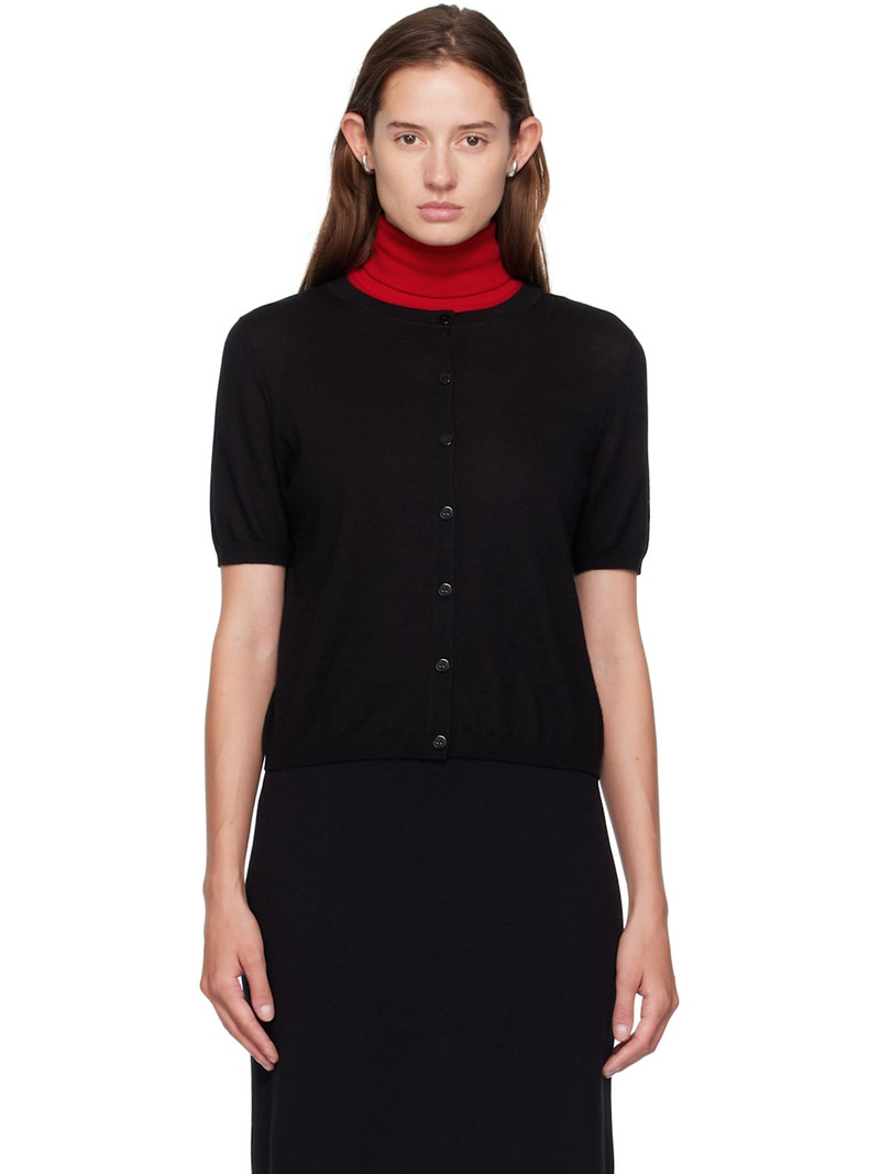 Black Cashmere Cardigan 1