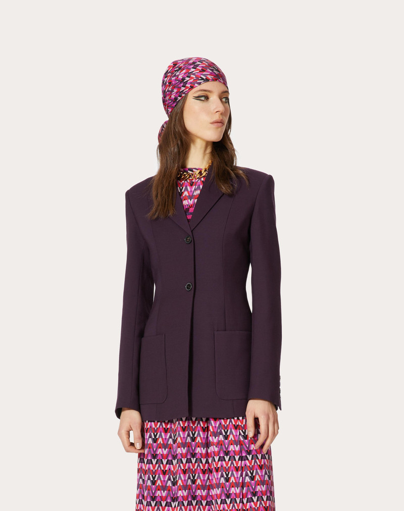 BLAZER IN STRETCH WOOL SILK COUTURE 3