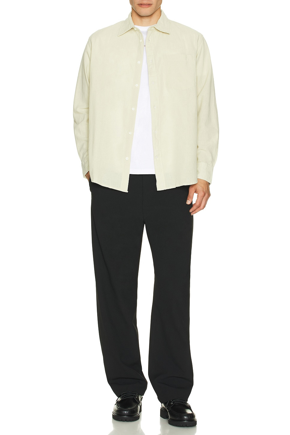 Algot Relaxed Cotton Linen Shirt - 4