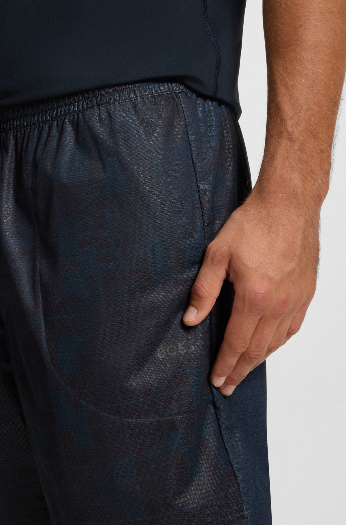 ACTIVE SHORTS WITH ALL-OVER PRINT - 5