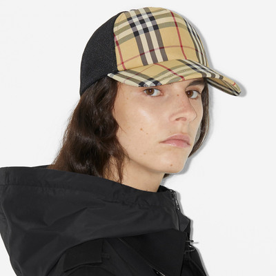 Burberry Check and Mesh Cap outlook