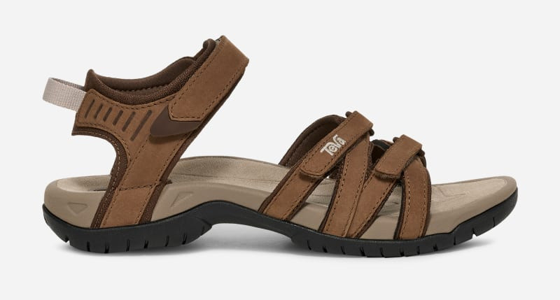 Women's Tirra Leather Hiking Sandal in Caribou 1