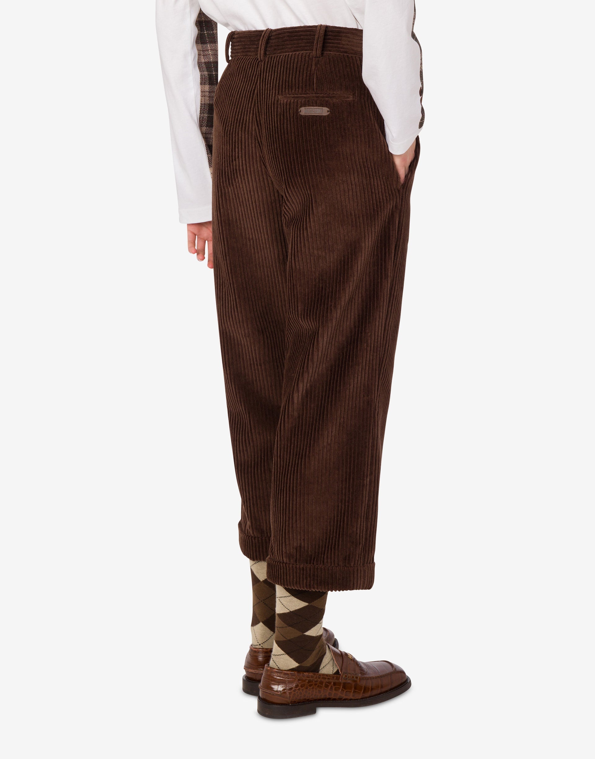 CORDUROY CROP PANTS - 3