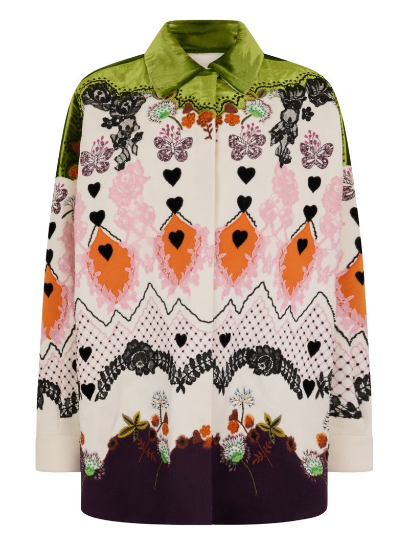 floral velvet coat 1
