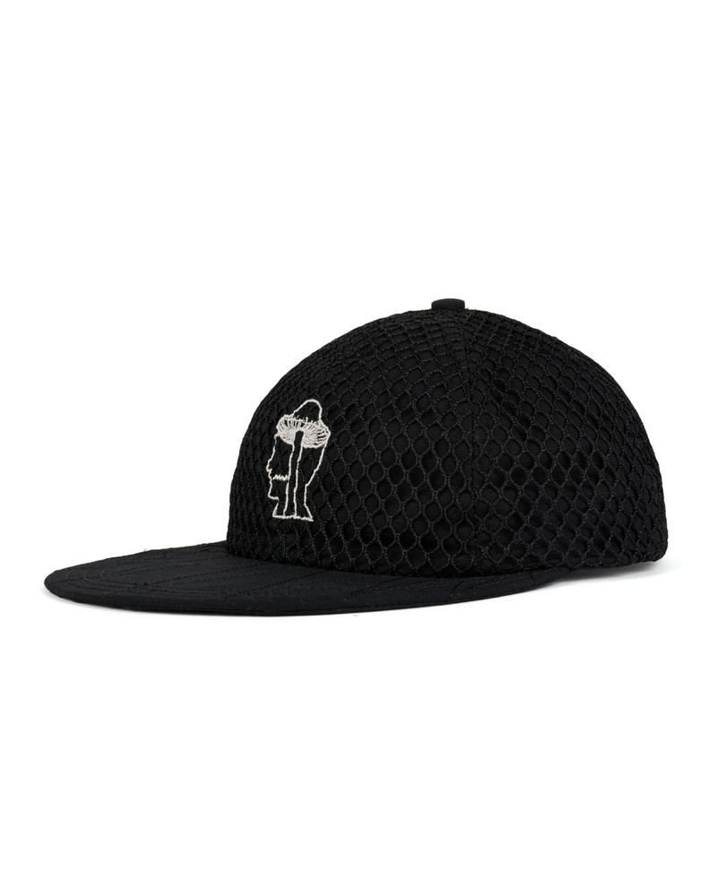 Brain Dead x Nation Fishing Co Long Bill Mesh Hat - Black 3