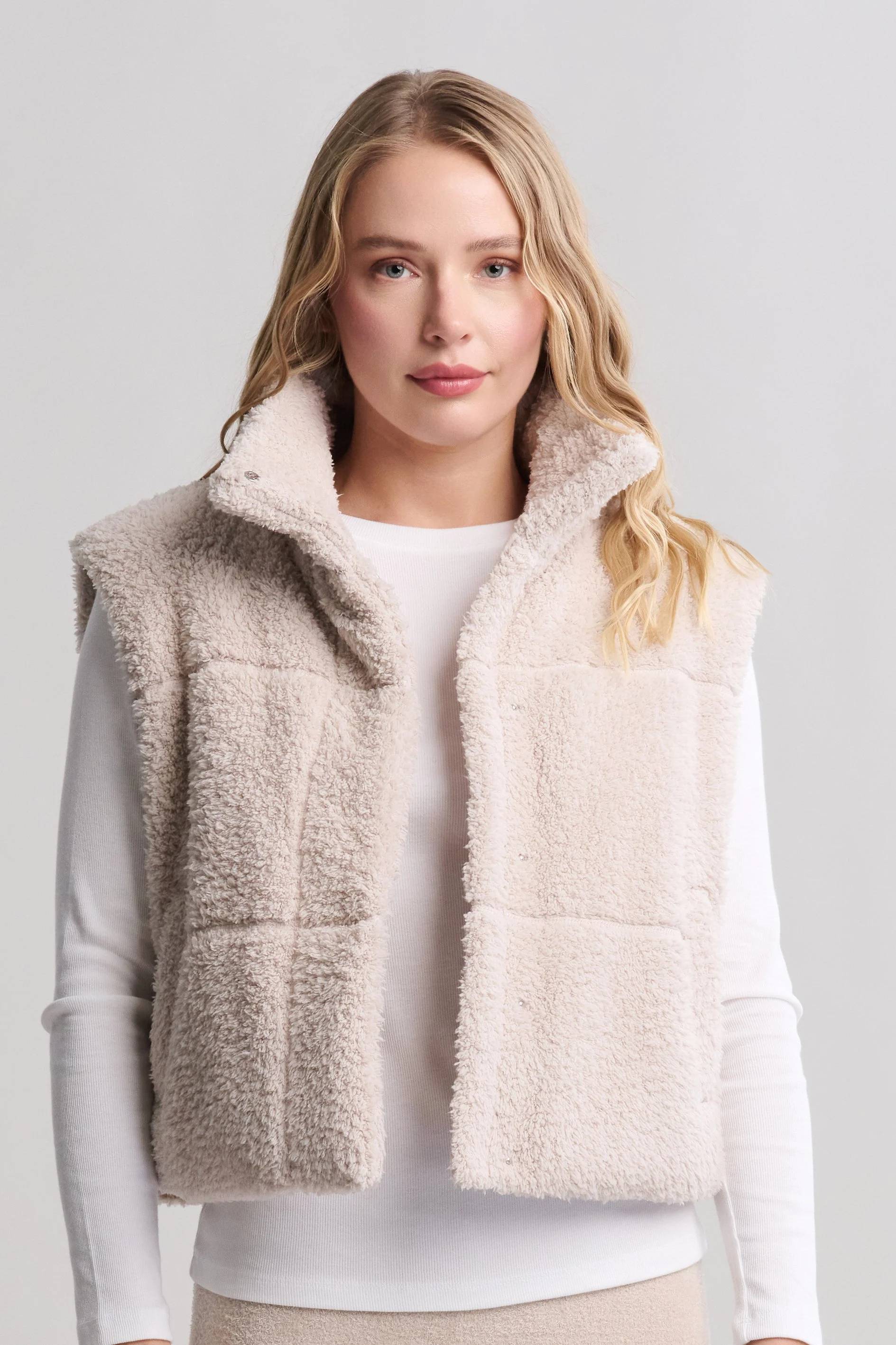 Brushed CozyChic® Puffer Vest - 1