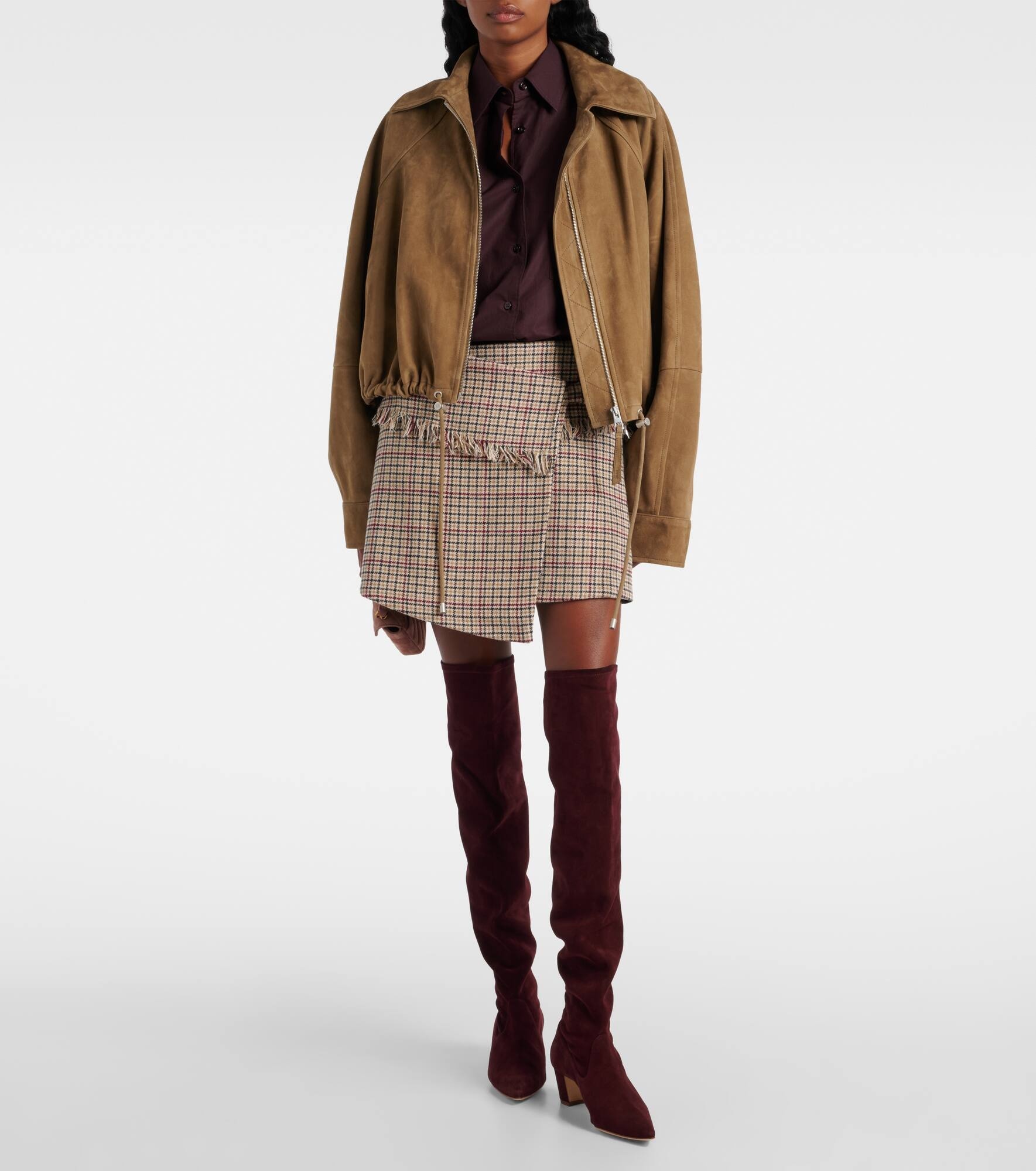 Lupasca suede over-the-knee boots - 3