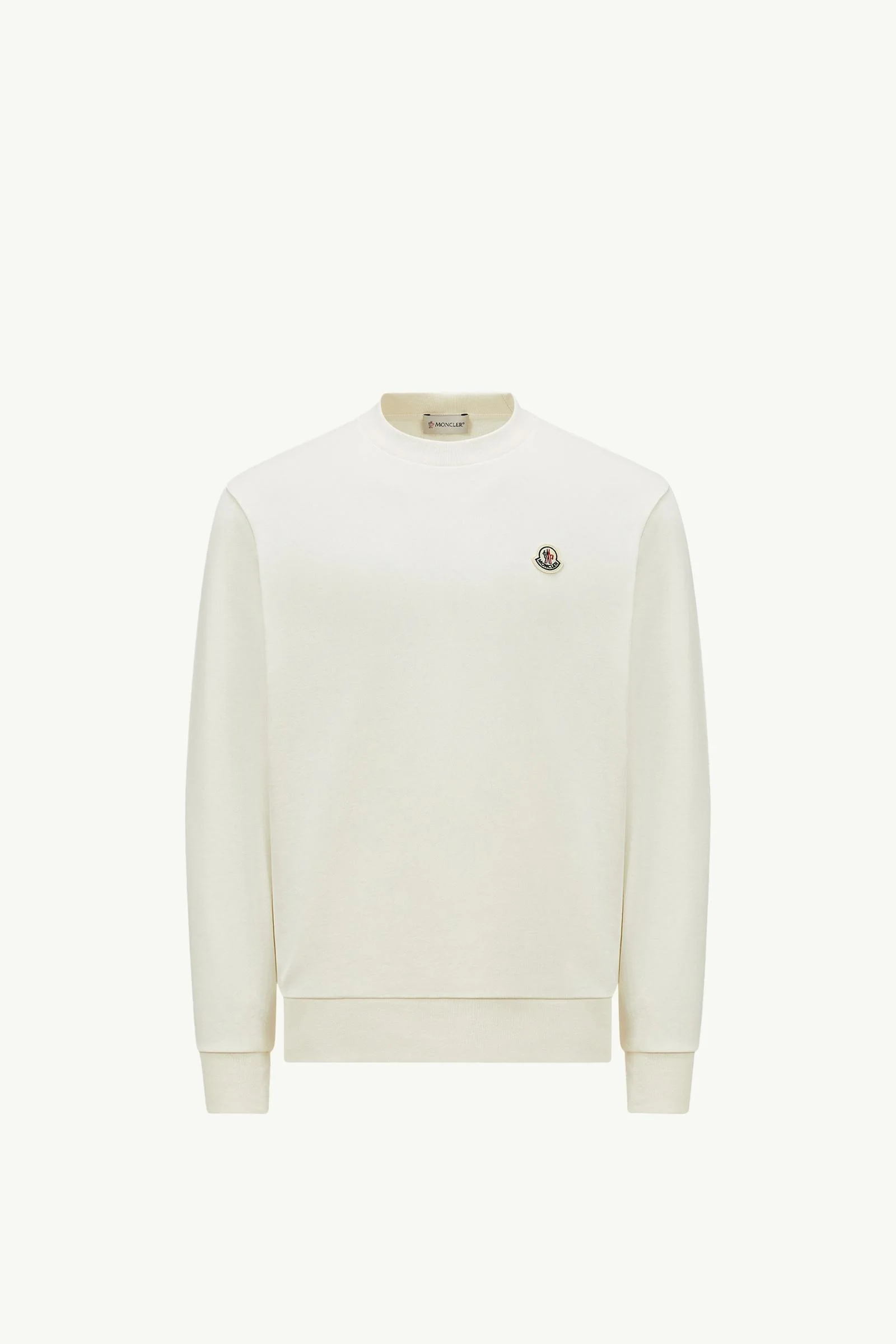 Logo Patch Cotton Sweatshirt - 1