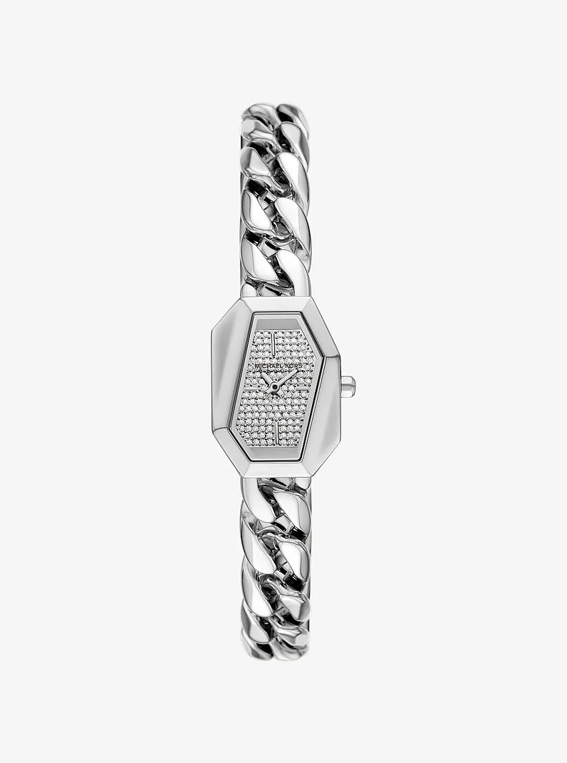 Petite Suri Pavé Silver-Tone Watch - 1