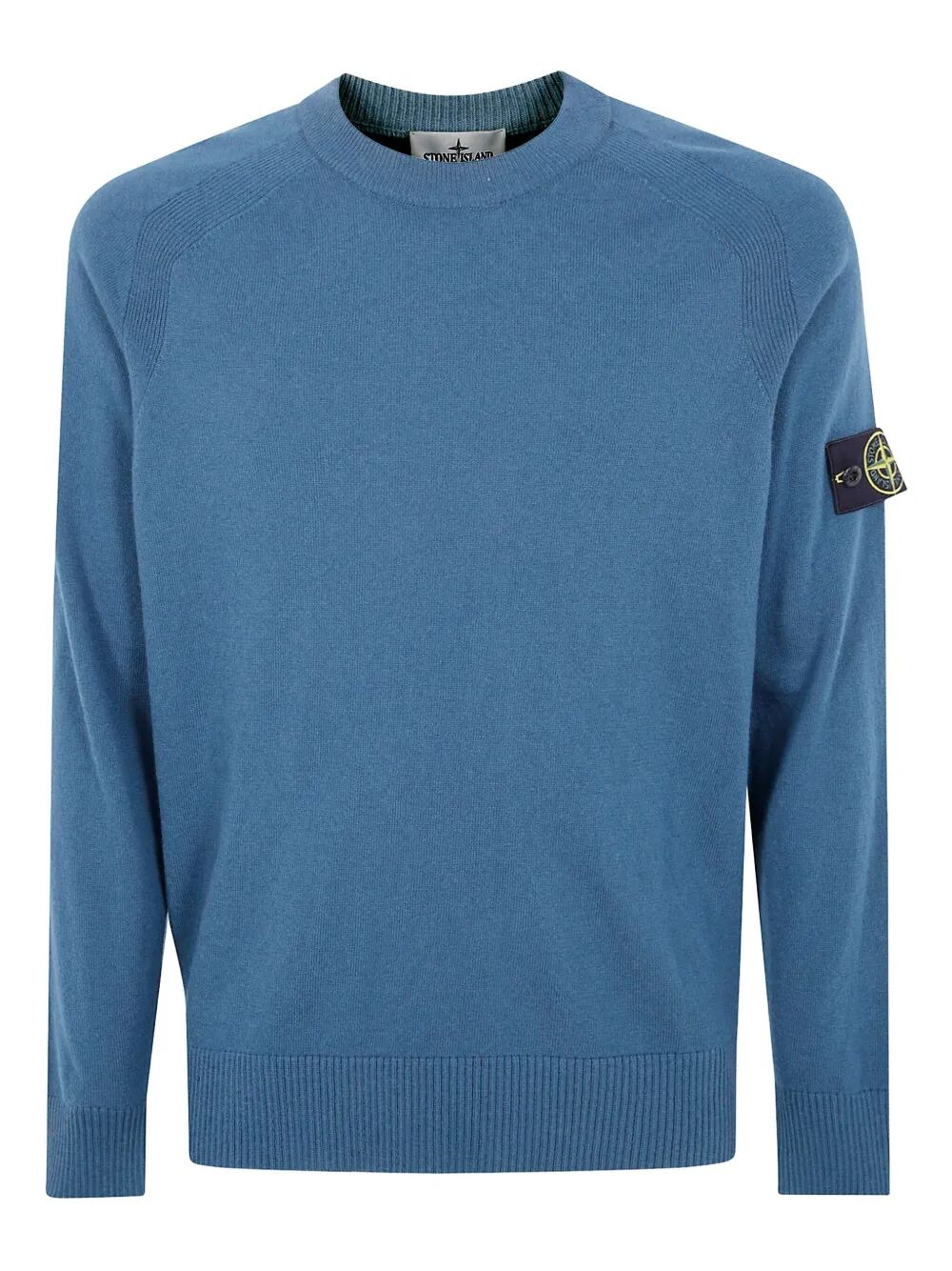 Stone Island Men "Light Rws Geelong Wool" Crew Neck - 4