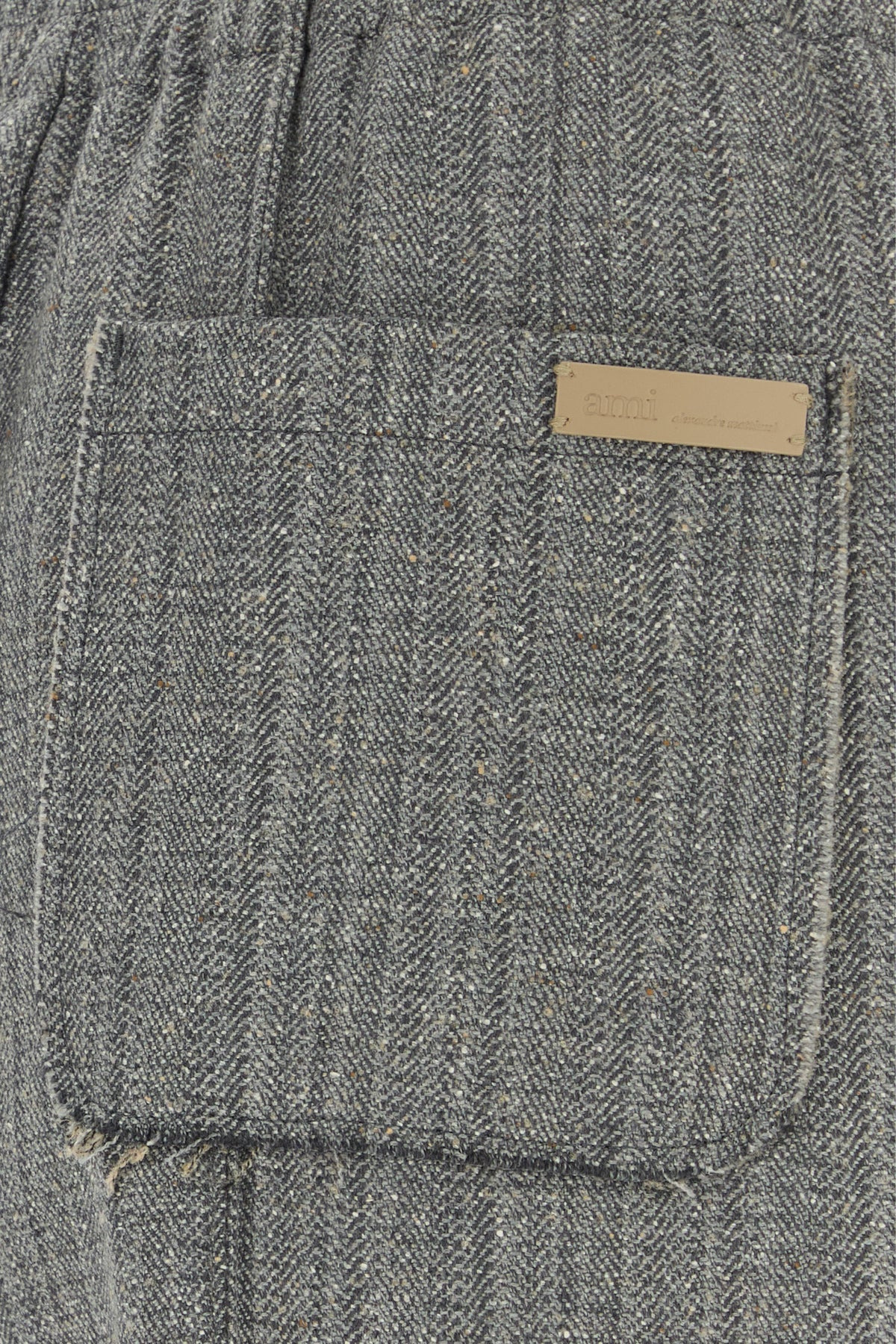 Melange wool blend pant - 3