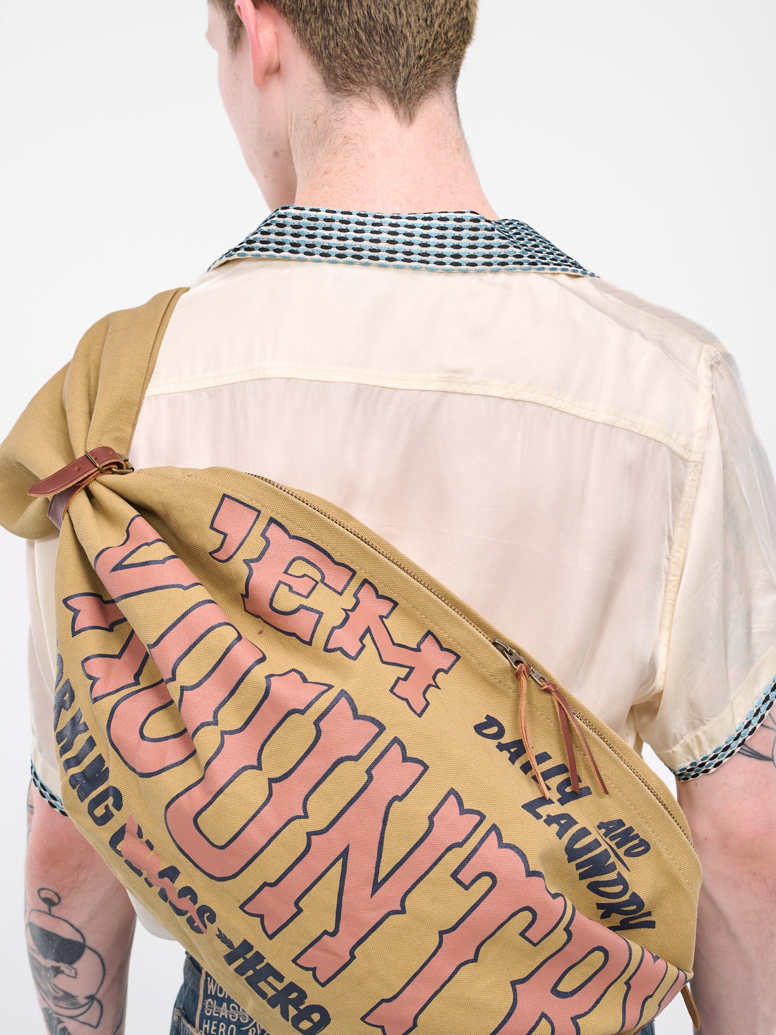 Kapital #8 Canvas Snufkin Bag | hlorenzo | REVERSIBLE