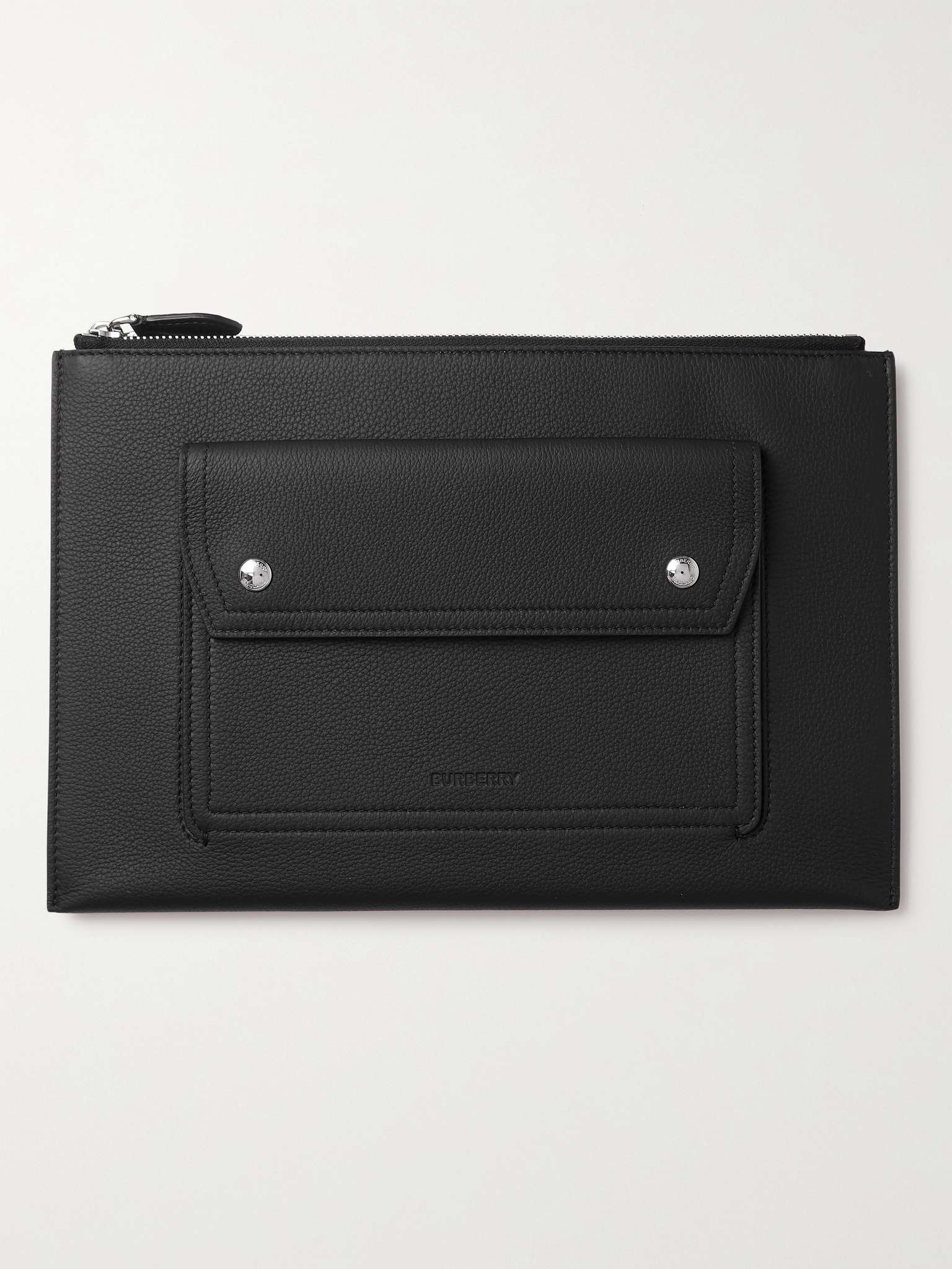 Full-Grain Leather Pouch - 1