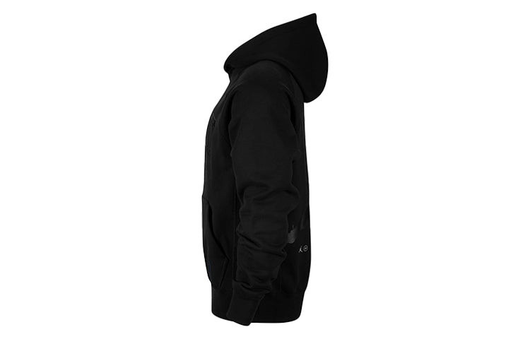 Air Jordan x Fragment Pullover Hoodie 'Black/Reflective Silver' DA2983-010 - 2