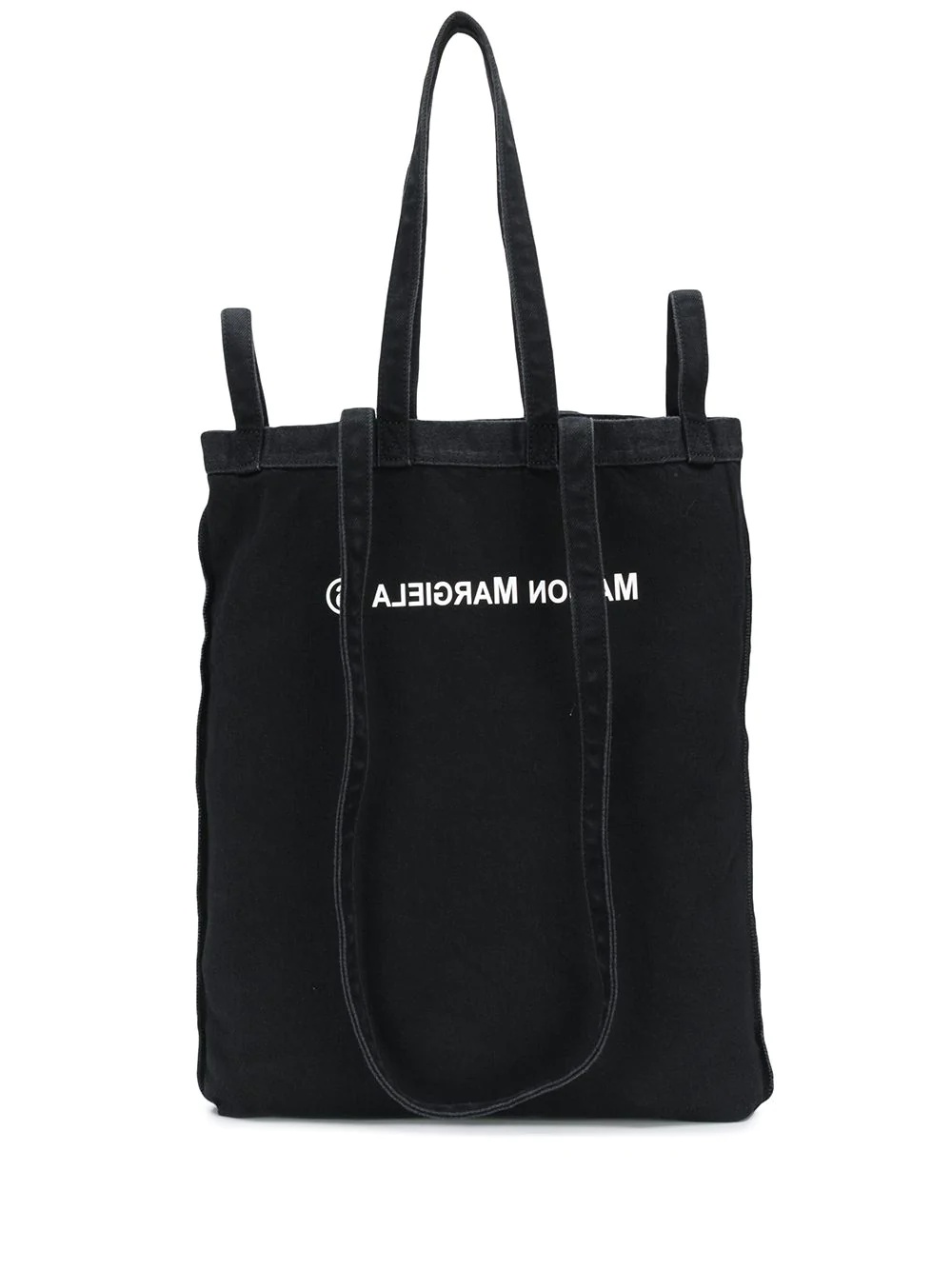 logo print tote bag - 1